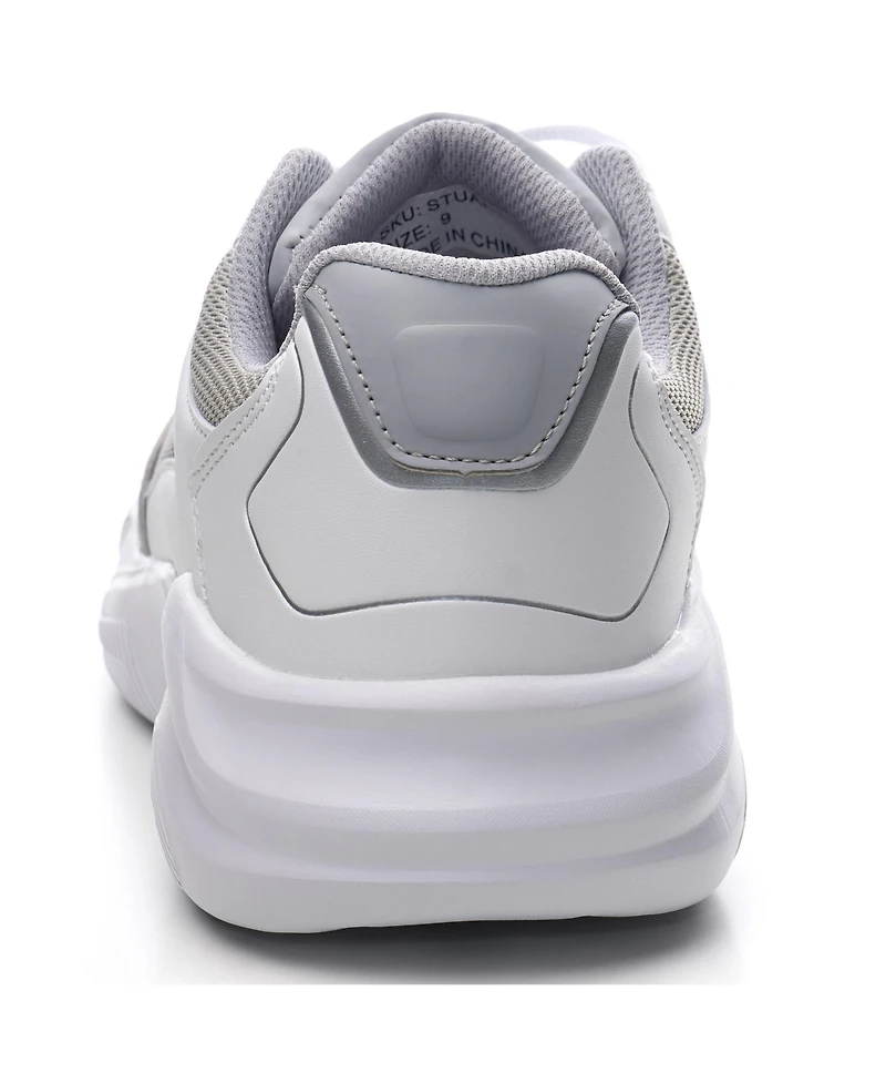 Alpine Swiss Stuart Mens Chunky Sneakers Retro Platform Dad Tennis Shoes