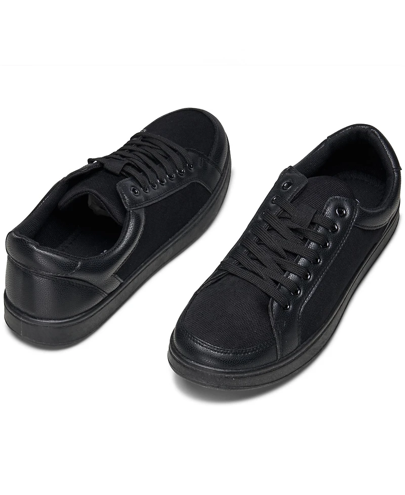 Alpine Swiss Men's David Fashion Sneakers Lace Up Low Top Retro Tennis Shoes