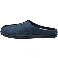 Alpine Swiss Mens Felt Faux Wool Clog Slippers Comfortable Cushion House Shoes