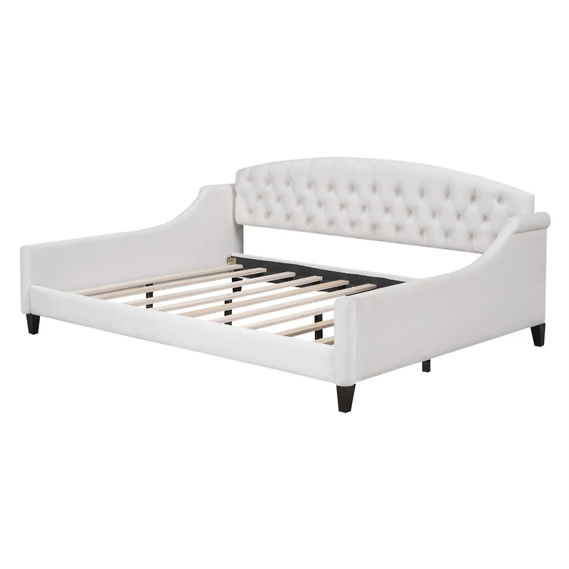 Streamdale Modern Luxury Tufted Button Daybed, Full
