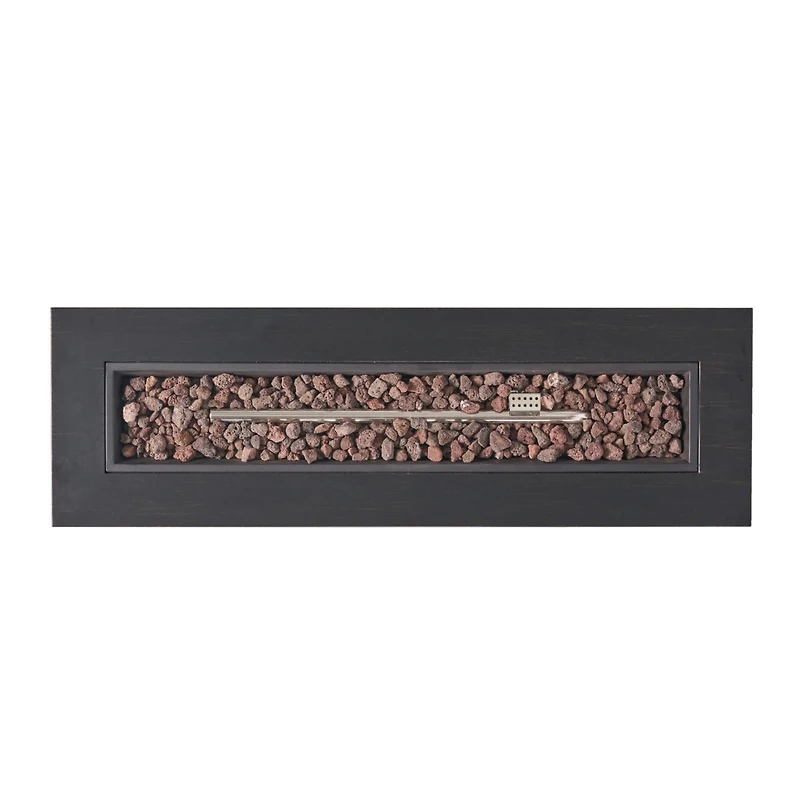 Streamdale 50,000 Btu Rectangular Fire Pit, Assembly-Free