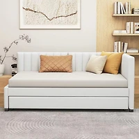 Streamdale Twin Upholstered Daybed with Trundle
