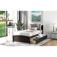 Streamdale Twin Platform Bed With Two Drawers