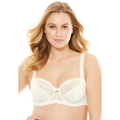 Amoureuse Plus Lace-Trim Underwire Bra