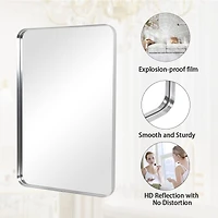 Homlux Rectangular Wall Mounted Mirror
