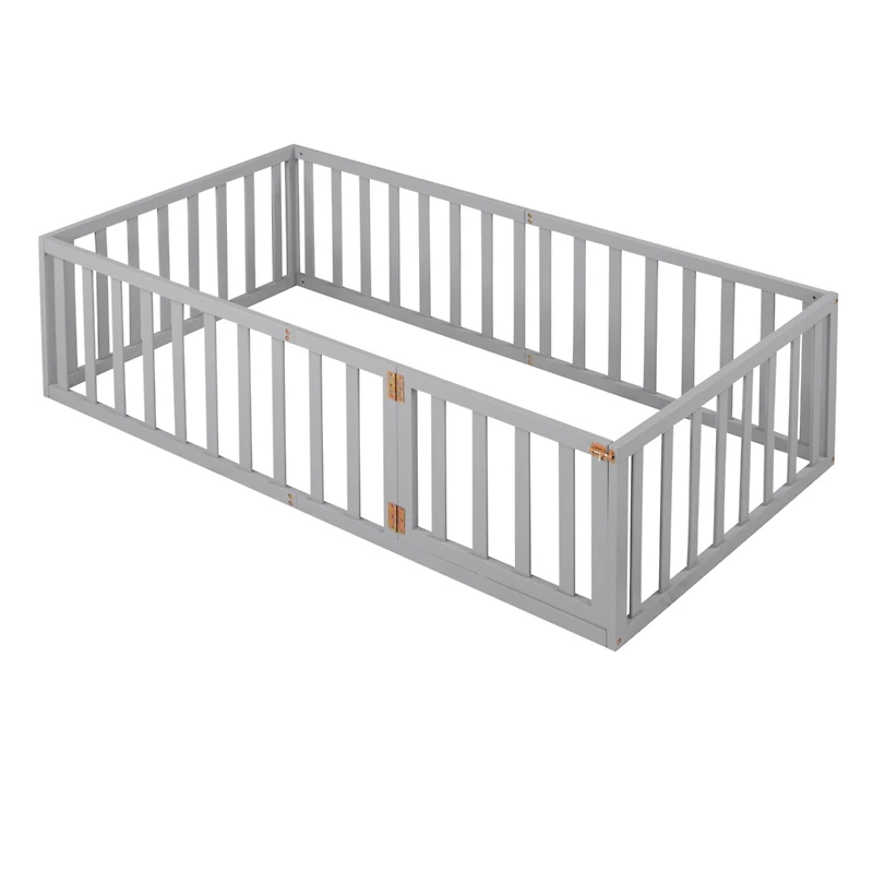 Streamdale Twin Wood Daybed Frame With Fence