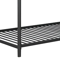 Simplie Fun Furniture Triple Bunk Bed, Twin/Twin/Twin, Black