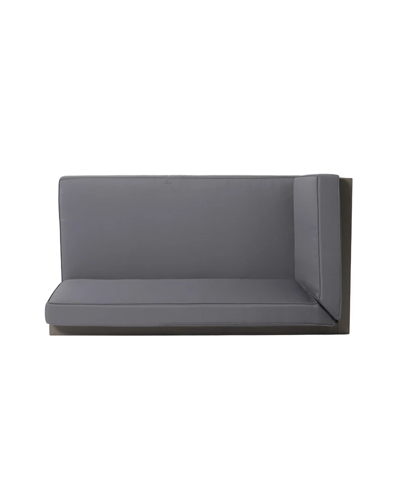 Streamdale Acacia Sofa Durable Wood, Water-Resistant Cushions
