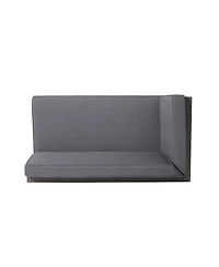 Streamdale Acacia Sofa Durable Wood, Water-Resistant Cushions