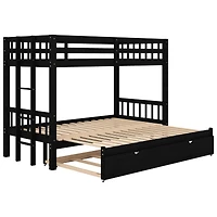 Streamdale Twin Over Pull-Out Bunk Bed With Trundle