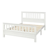 Streamdale Wood Platform Bed With Headboard And Footboard