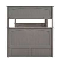 Streamdale Gold Full-Over-Full Bunk Bed with Twin Trundle