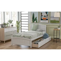 Streamdale Twin Platform Bed With Two Drawers