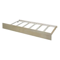 Streamdale Twin Wood Daybed With Trundle And Fence Guardrails