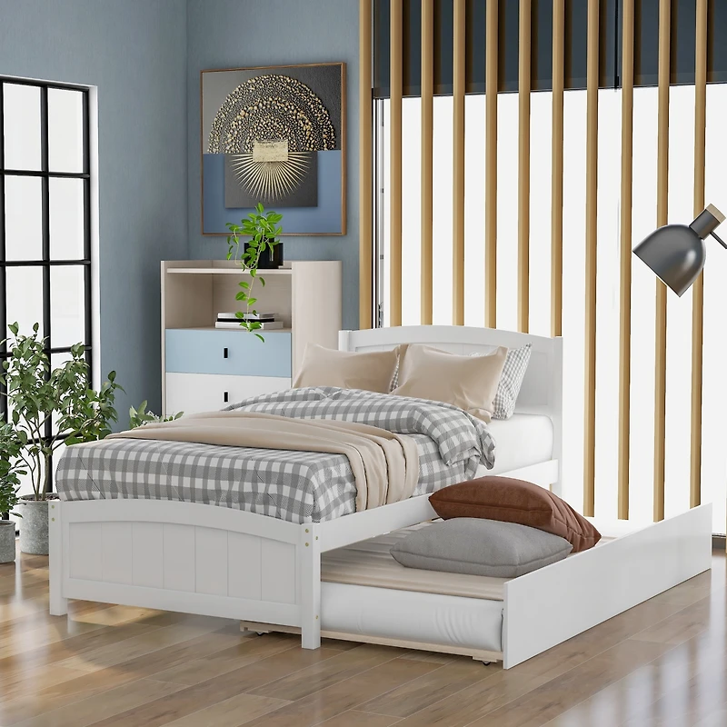 Streamdale Twin Platform Bed With Trundle