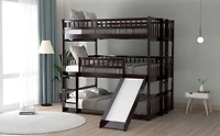 Streamdale Triple Bunk Bed with Ladder and Slide