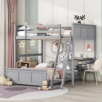 Streamdale Full Over Bunk Bed With Desk