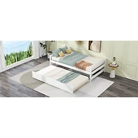 Streamdale Twin Size Platform Bed With Twin Size Trundle