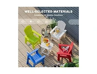 Patio Kids' Adirondack Chair with Ergonomic Backrest