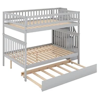 Streamdale Full Over Bunk Bed With Trundle And Staircase