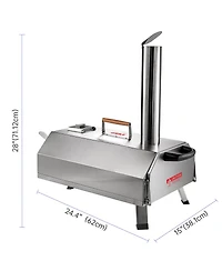 Streamdale Portable Wood Fired Pizza Oven for Outdoor Cooking