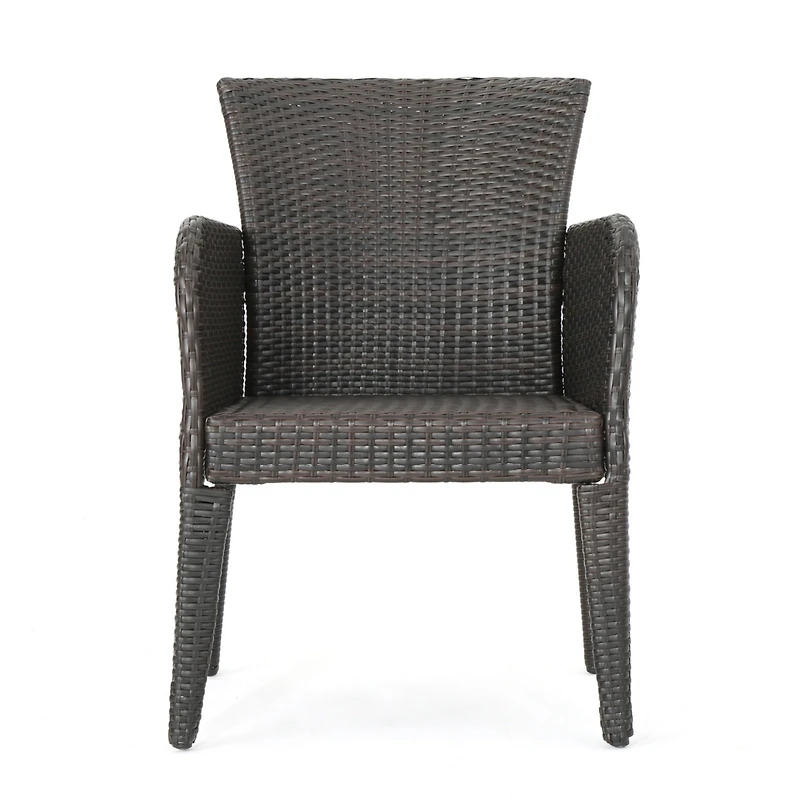 Streamdale Wicker Patio Dining Chairs - Set of 2, Weather Resistant