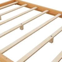 Streamdale Queen Canopy Platform Bed With Support Legs