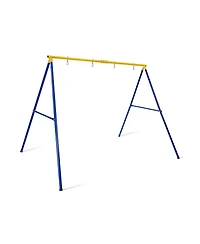 Slickblue 660 Lbs Extra-Large A-Shaped Swing Stand with Anti-Slip Footpads (Without Seat)-Yellow