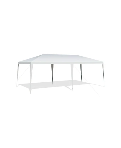 Slickblue 10 x 20 Feet Waterproof Canopy Tent with Tent Peg and Wind Rope