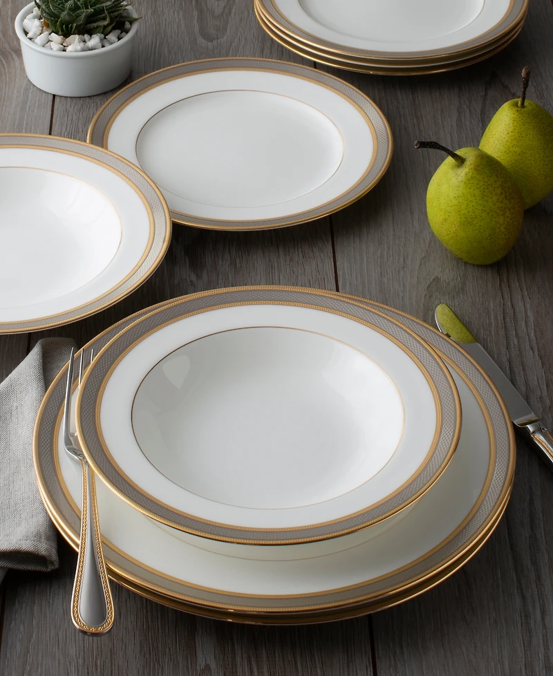 Noritake Brilliance Set of 4 Soup Bowls, 8-1/4", 12 Oz.