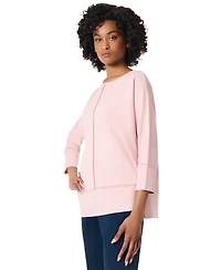 Jones New York Women's Serenity Knit 3/4 Sleeve Tunic Top