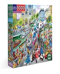 Eeboo Piece Love Paris Bookseller Puzzle