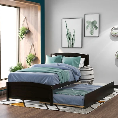 Streamdale Twin Platform Bed With Trundle