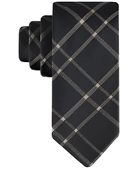 Calvin Klein Men's Stitch Plaid Tie