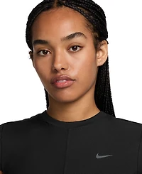 Nike Women's One Fitted Rib Dri-fit Cropped Top