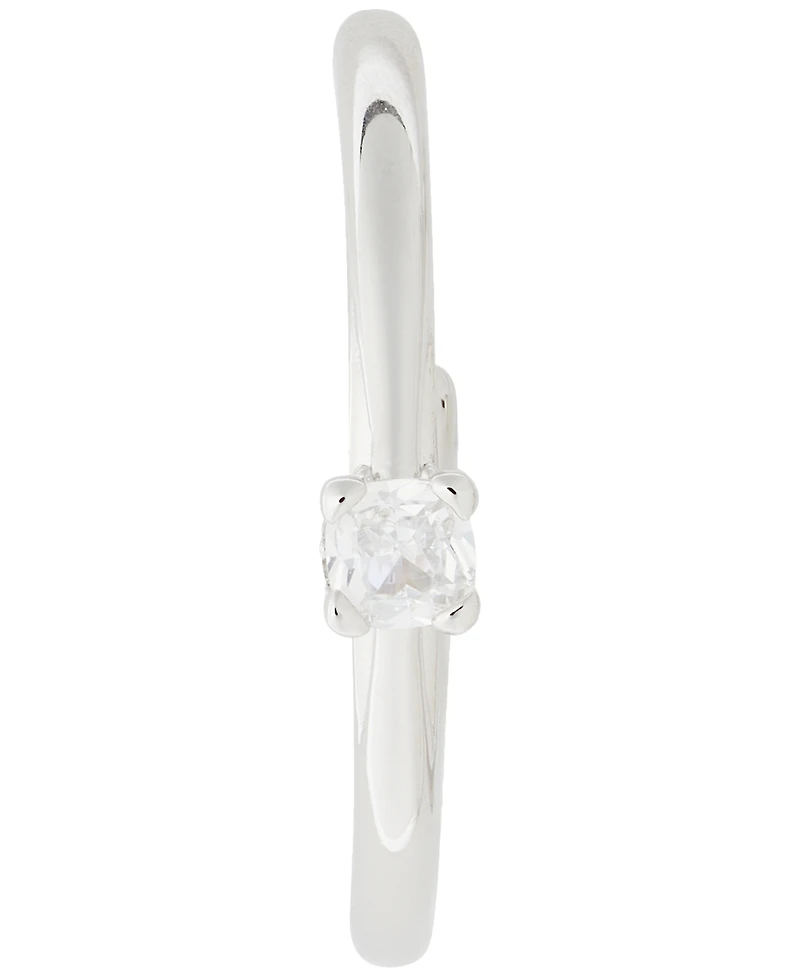 kate spade new york Little Luxuries Imitation Pearl Small Hoop Earrings, 1"