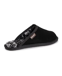 Muk Luks Men's Dave Printed Berber Suede Scuff Slippers