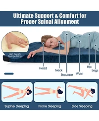 Lightweight Portable Memory Camping Mattress with Carrying Bag