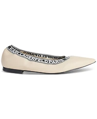 Karl Lagerfeld Paris Women's Vinette Pointed-Toe Ballet Flats