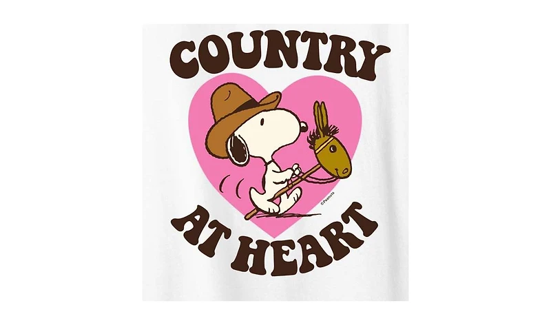 Hybrid Apparel Country At Heart Plus Graphic T-Shirt