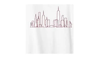 Hybrid Apparel Nyc Skyline Line Art Plus Graphic T-Shirt