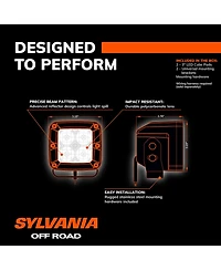 Sylvania - Ultra 3 Inch Cube Led Light Pod