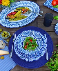 Certified International Veranda 2 Pc Platter Set, Service For 2