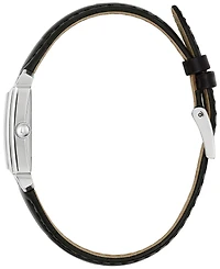 Bulova Women's Sutton Black Leather Strap Watch 21mm