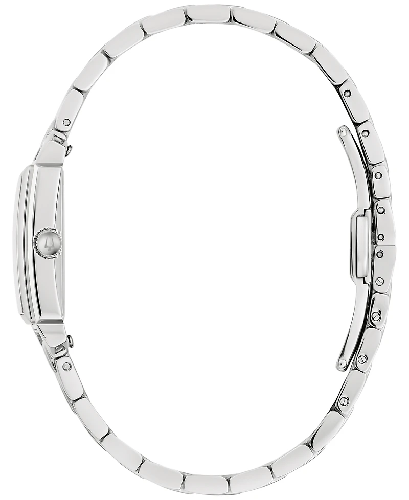 Bulova Women's Sutton Diamond Accent Stainless Steel Bracelet Watch 21mm