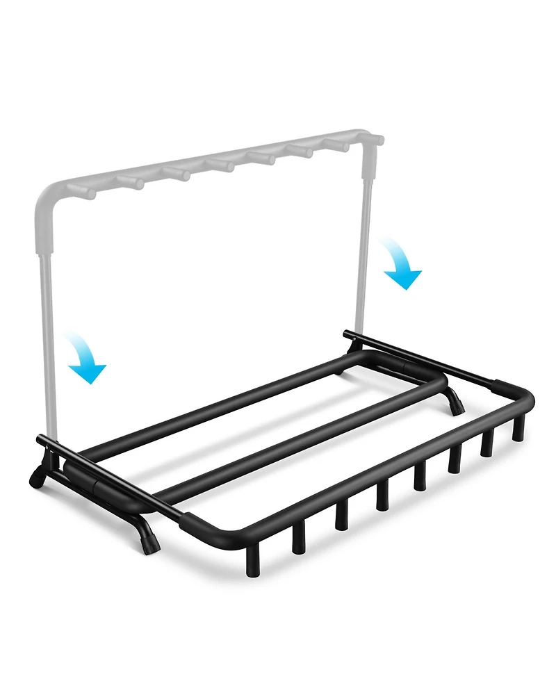Yescom 7 Seven Holder Multi Guitar Folding Stand Band Stage Bass Acoustic Guitar Display Rack