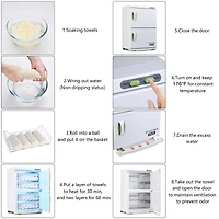 Yescom 46L Hot Uv Sterilizer Towel Warmer Cabinet Heated Nail Salon Spa Facial Dual 4 Rack