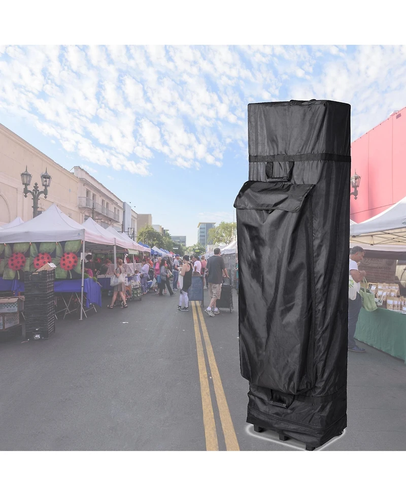 Universal Canopy Carry Bag Wheeled Pop Up Shelter Storage Case 10x20ft Canopy