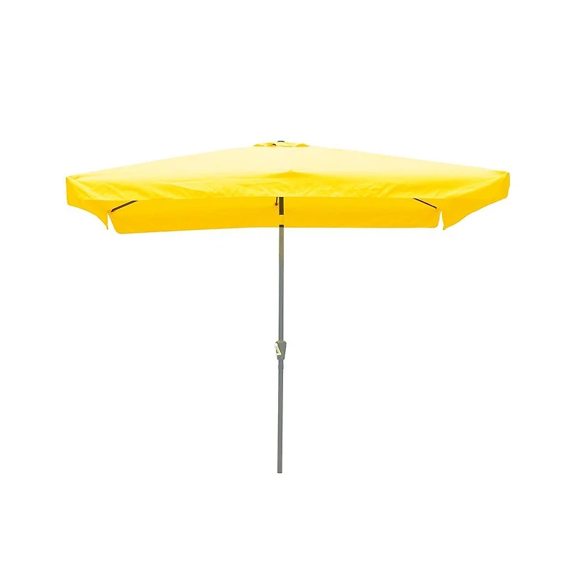 10x6ft Universal Replacement Umbrella Canopy with Tippet Top Cover Patio Beach