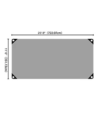 12x24 Ft 10 Mil Poly Tarp Protective Cover Ball Bungee Kit Tarpaulin Outdoor